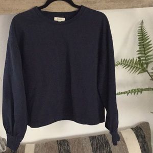 Madewell bubble sleeve sweatshirt